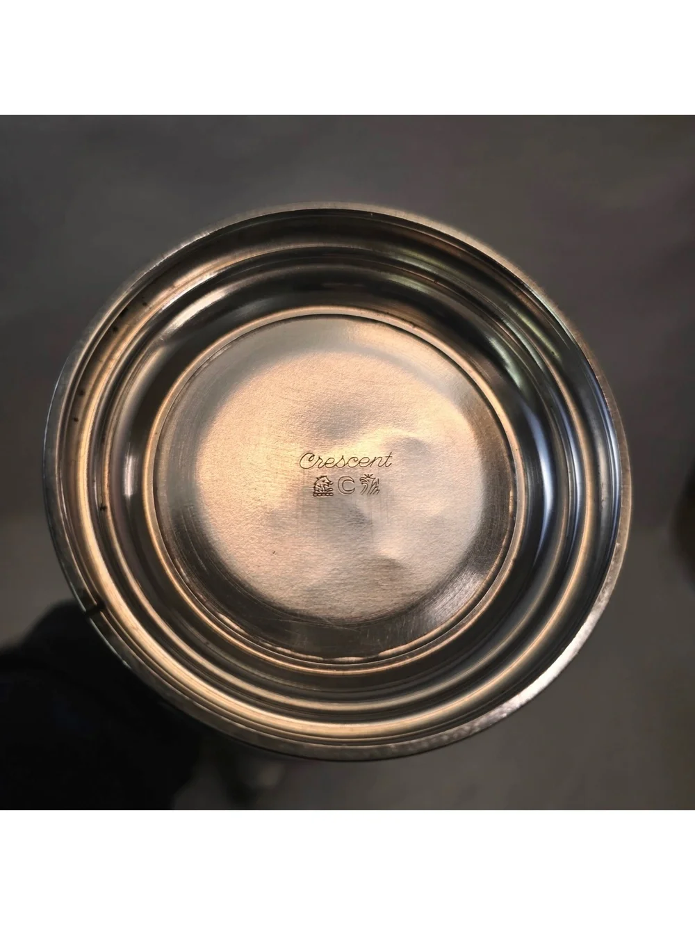 Vintage Crescent Silver Co Art Deco Cocktail Shaker Pitcher Plated Barware